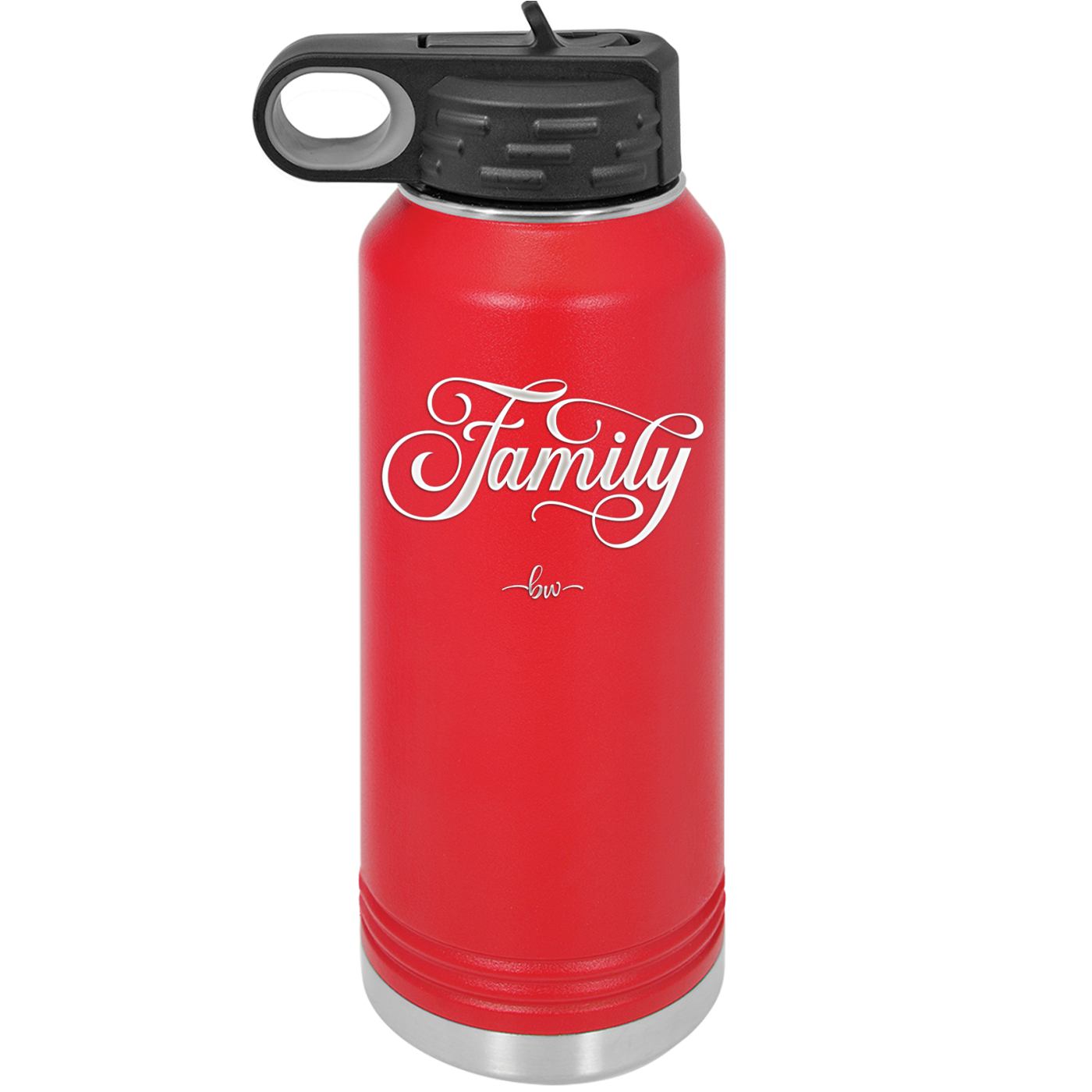 Family Script - Laser Engraved Stainless Steel Drinkware - 1444 -