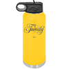Family Script - Laser Engraved Stainless Steel Drinkware - 1444 -