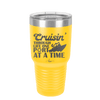 Cruisin Through Life One Port at a Time Cruise 1 - Laser Engraved Stainless Steel Drinkware - 1447 -