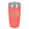 Cruisin Through Life One Port at a Time Cruise 2 - Laser Engraved Stainless Steel Drinkware - 1448 -