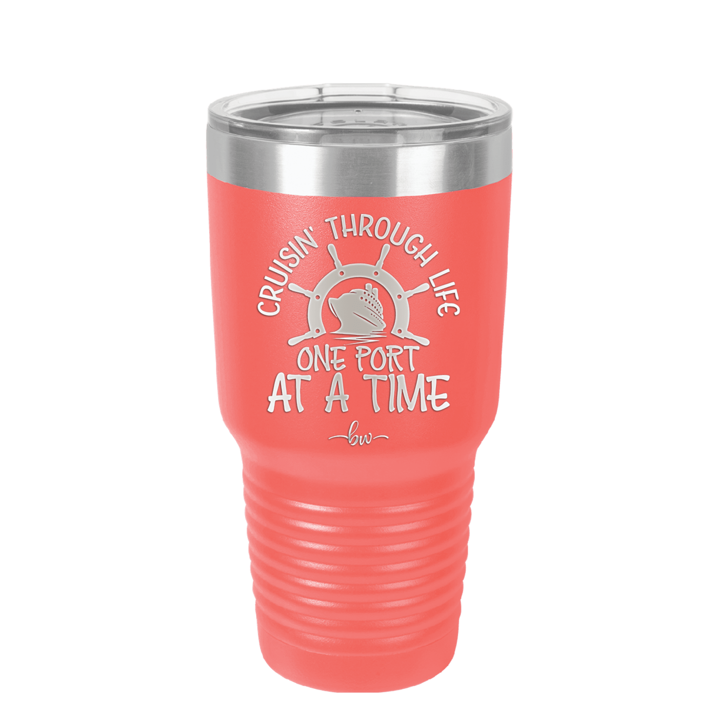 Cruisin Through Life One Port at a Time Cruise 3 - Laser Engraved Stainless Steel Drinkware - 1449 -
