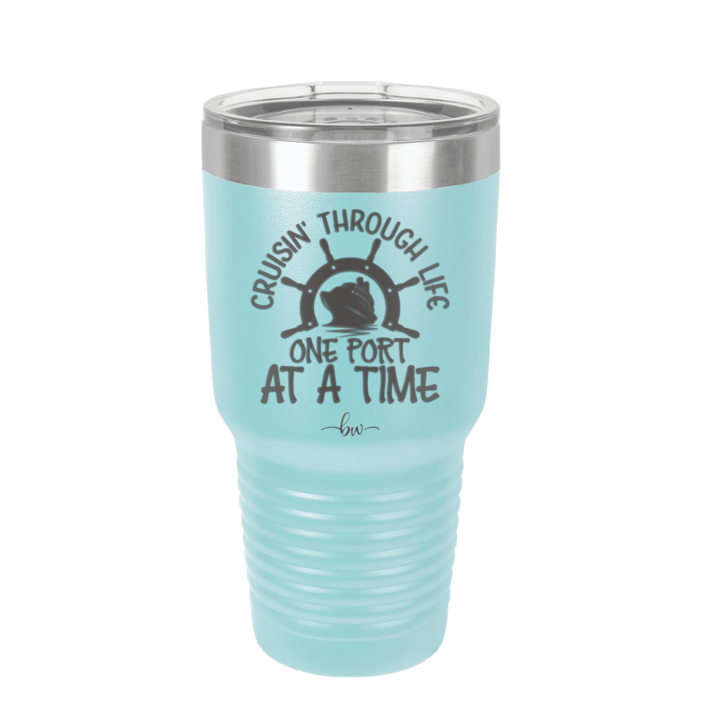 Cruisin Through Life One Port at a Time Cruise 3 - Laser Engraved Stainless Steel Drinkware - 1449 -