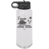 Friends Don't Let Friends Cruise Alone 3 - Laser Engraved Stainless Steel Drinkware - 1452 -
