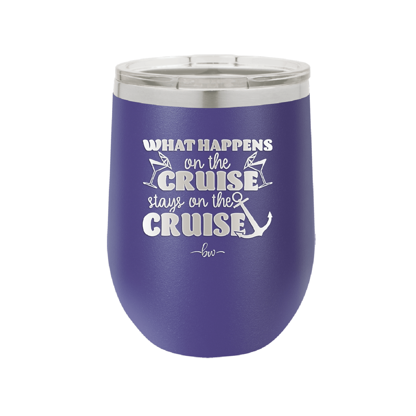 What Happens on a Cruise Stays on the Cruise 2 - Laser Engraved Stainless Steel Drinkware - 1454 -
