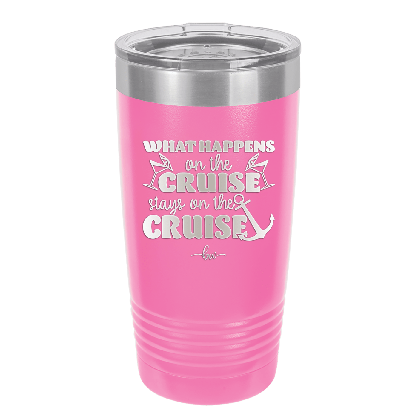 What Happens on a Cruise Stays on the Cruise 2 - Laser Engraved Stainless Steel Drinkware - 1454 -