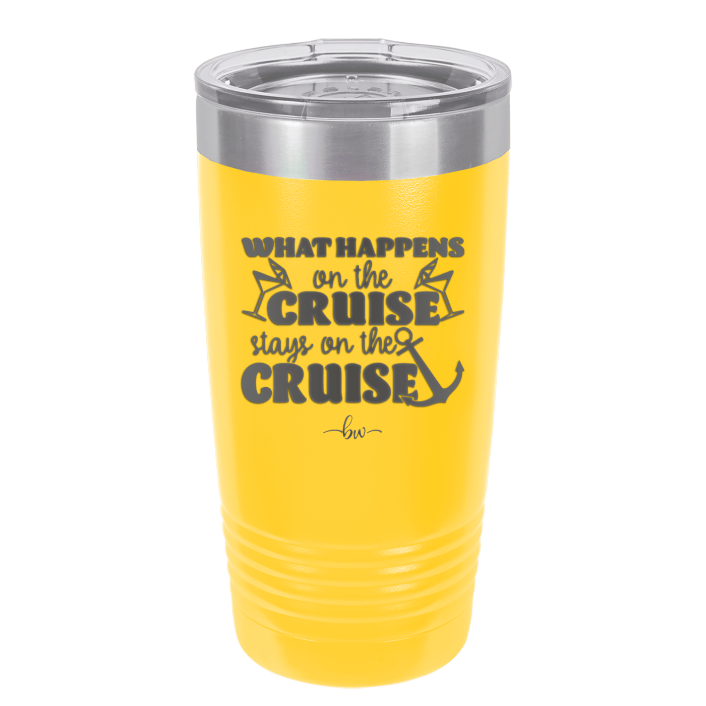 What Happens on a Cruise Stays on the Cruise 2 - Laser Engraved Stainless Steel Drinkware - 1454 -