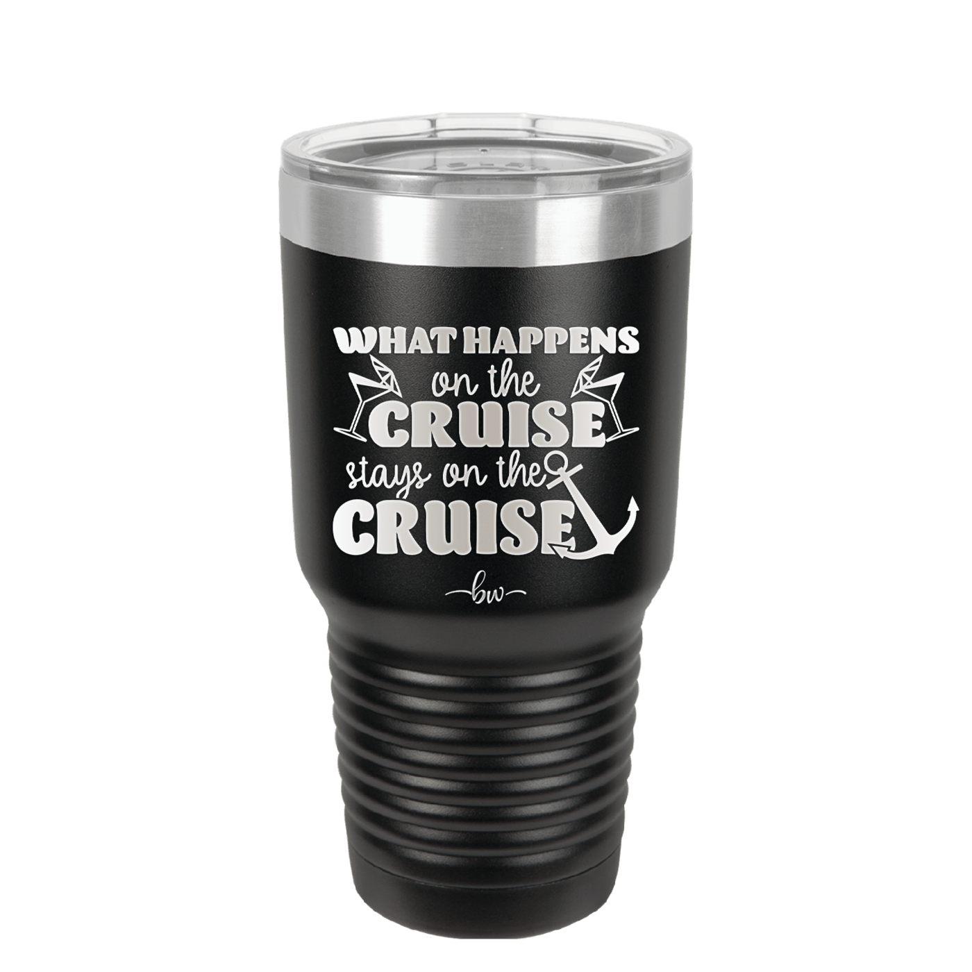 What Happens on a Cruise Stays on the Cruise 2 - Laser Engraved Stainless Steel Drinkware - 1454 -