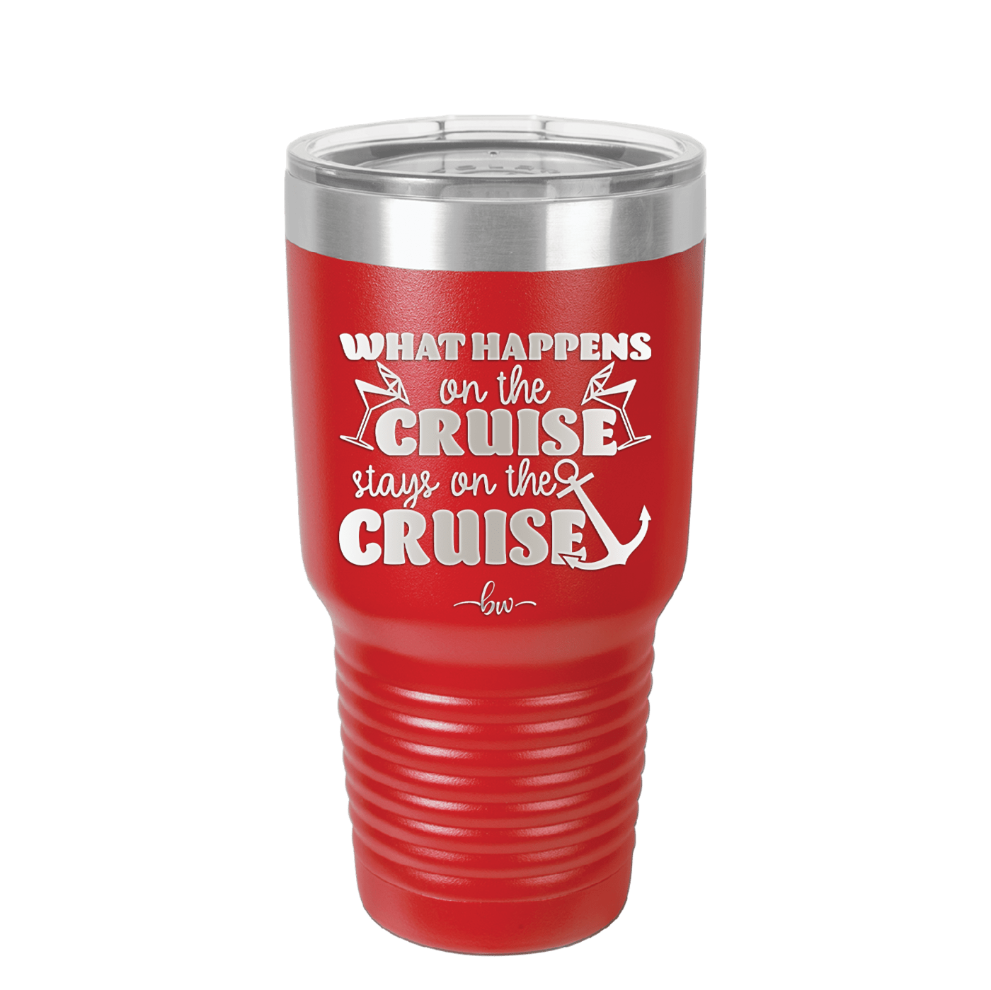 What Happens on a Cruise Stays on the Cruise 2 - Laser Engraved Stainless Steel Drinkware - 1454 -