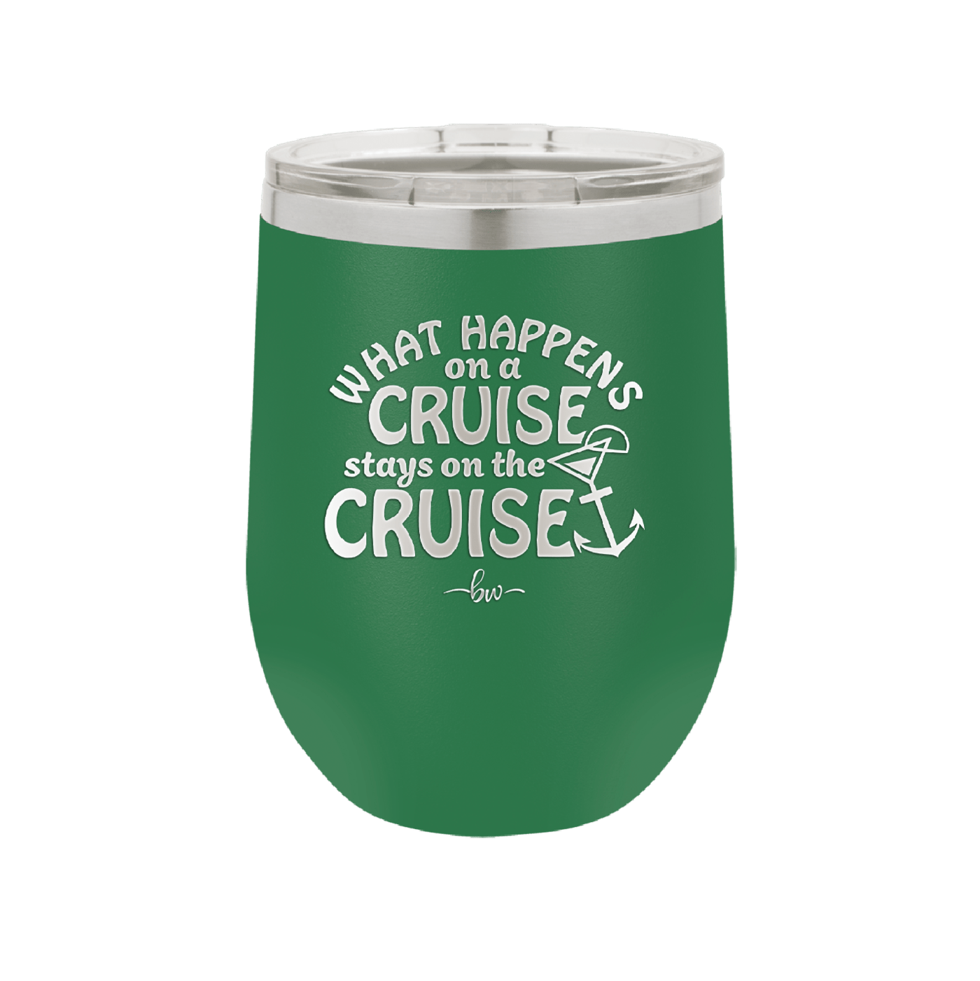 What Happens on a Cruise Stays on the Cruise 3 - Laser Engraved Stainless Steel Drinkware - 1455 -