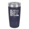 Ho Ho Holy Shit I'm Drunk 2 - Laser Engraved Stainless Steel Drinkware - 1461 -