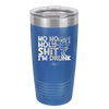 Ho Ho Holy Shit I'm Drunk 2 - Laser Engraved Stainless Steel Drinkware - 1461 -