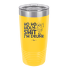 Ho Ho Holy Shit I'm Drunk 2 - Laser Engraved Stainless Steel Drinkware - 1461 -