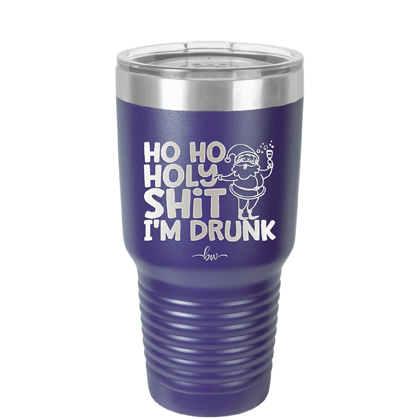 Ho Ho Holy Shit I'm Drunk 2 - Laser Engraved Stainless Steel Drinkware - 1461 -