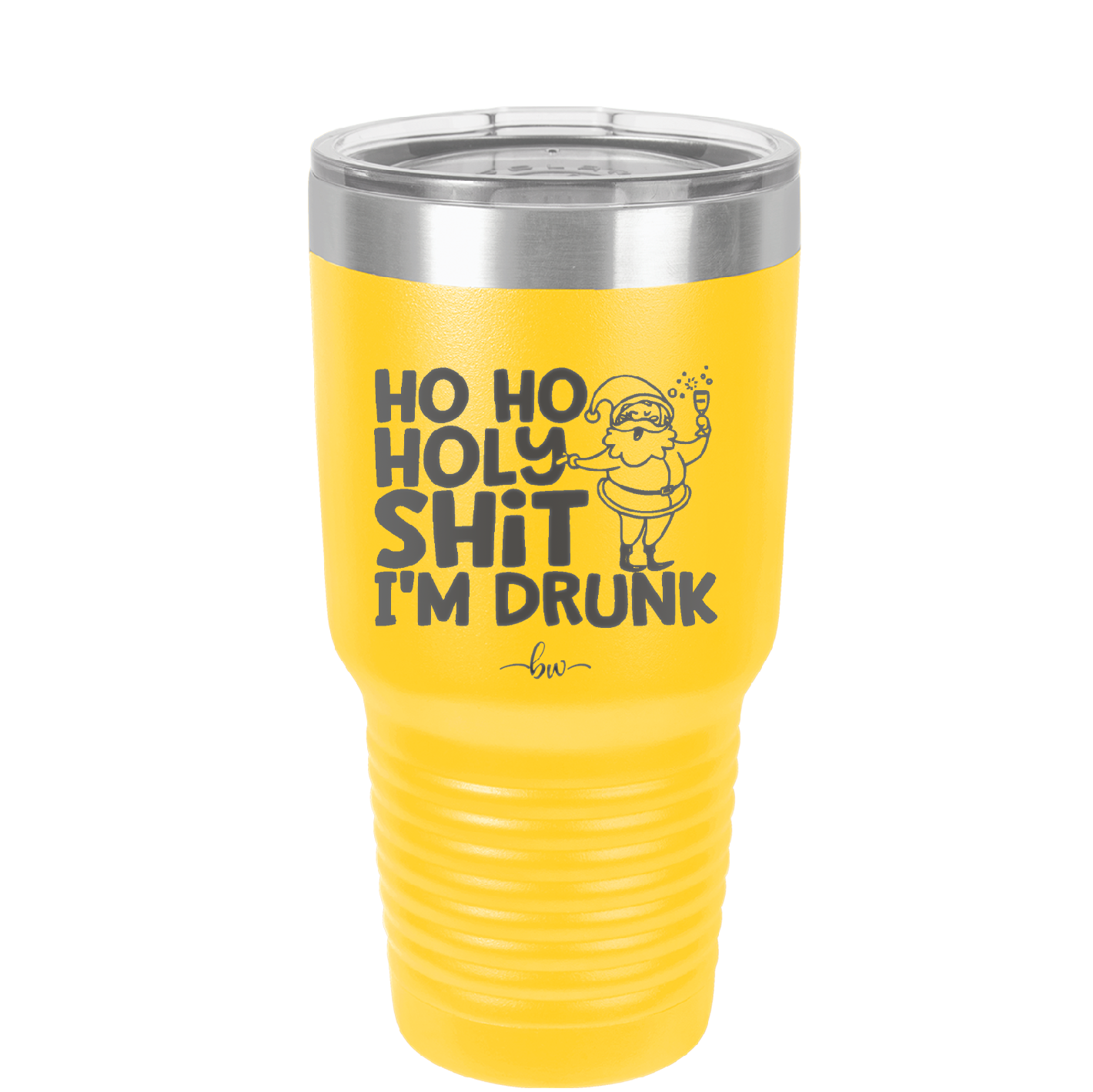 Ho Ho Holy Shit I'm Drunk 2 - Laser Engraved Stainless Steel Drinkware - 1461 -