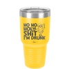 Ho Ho Holy Shit I'm Drunk 2 - Laser Engraved Stainless Steel Drinkware - 1461 -