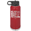 Ho Ho Holy Shit I'm Drunk 2 - Laser Engraved Stainless Steel Drinkware - 1461 -