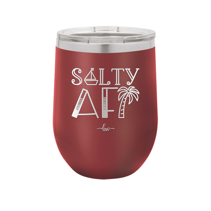 Salty AF 1 - Laser Engraved Stainless Steel Drinkware - 1464 -