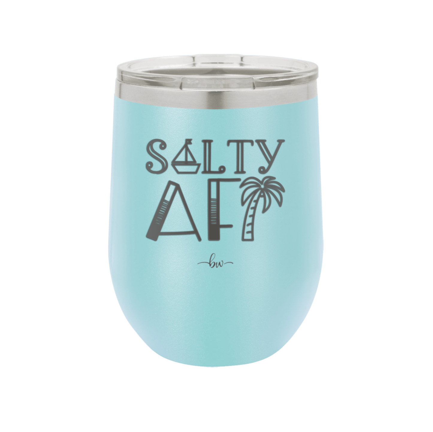 Salty AF 1 - Laser Engraved Stainless Steel Drinkware - 1464 -