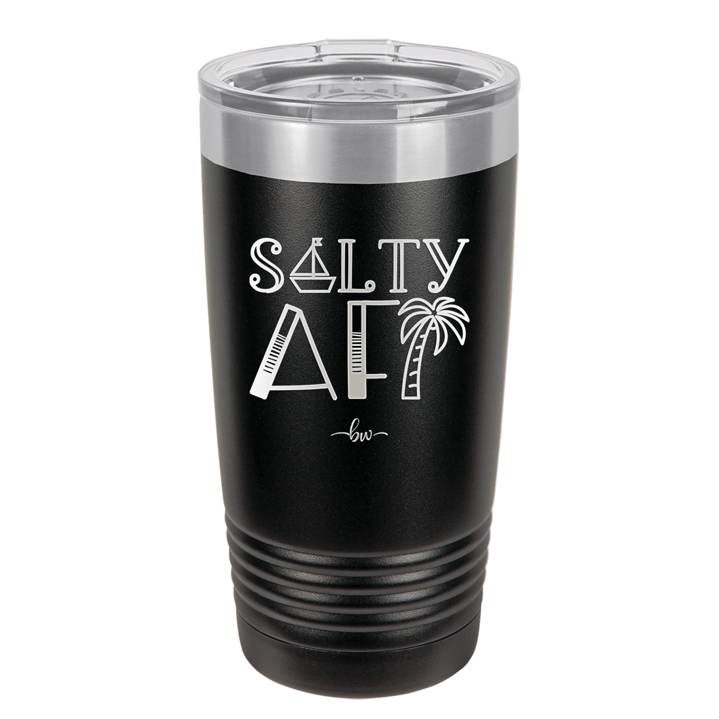 Salty AF 1 - Laser Engraved Stainless Steel Drinkware - 1464 -