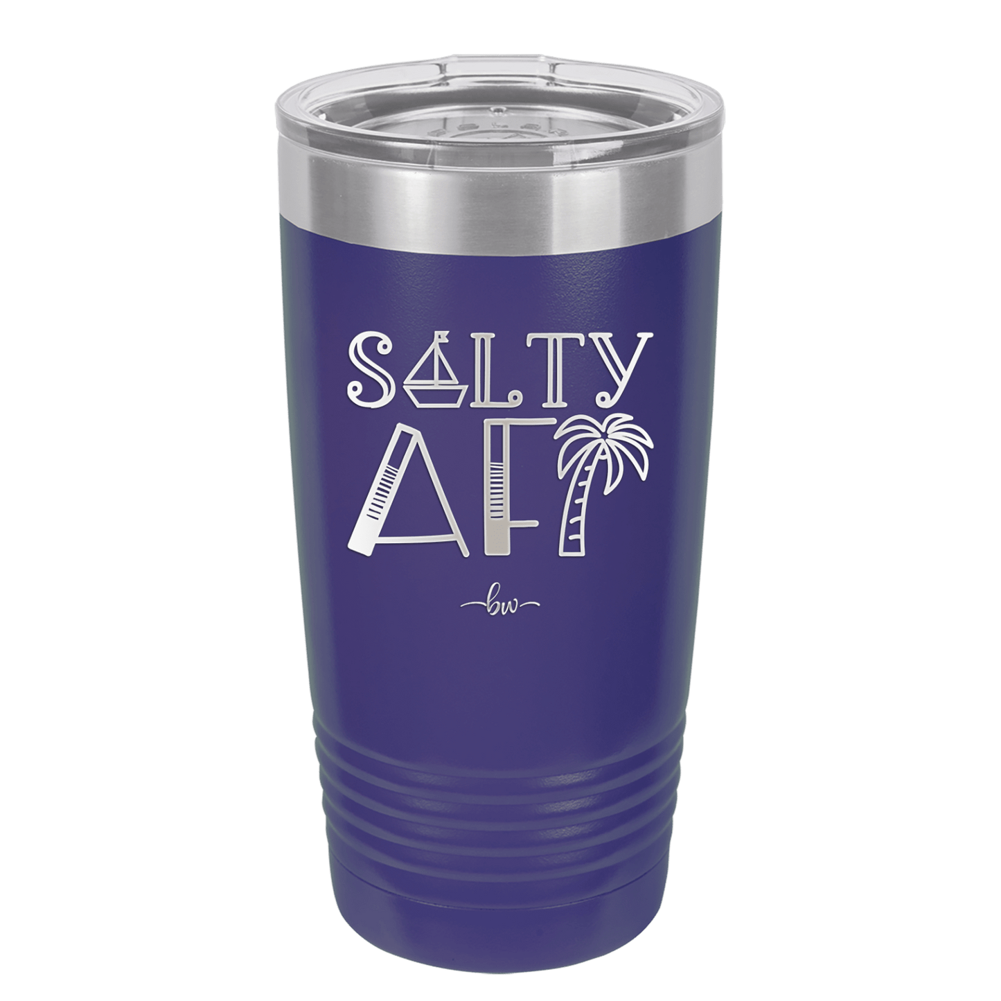 Salty AF 1 - Laser Engraved Stainless Steel Drinkware - 1464 -
