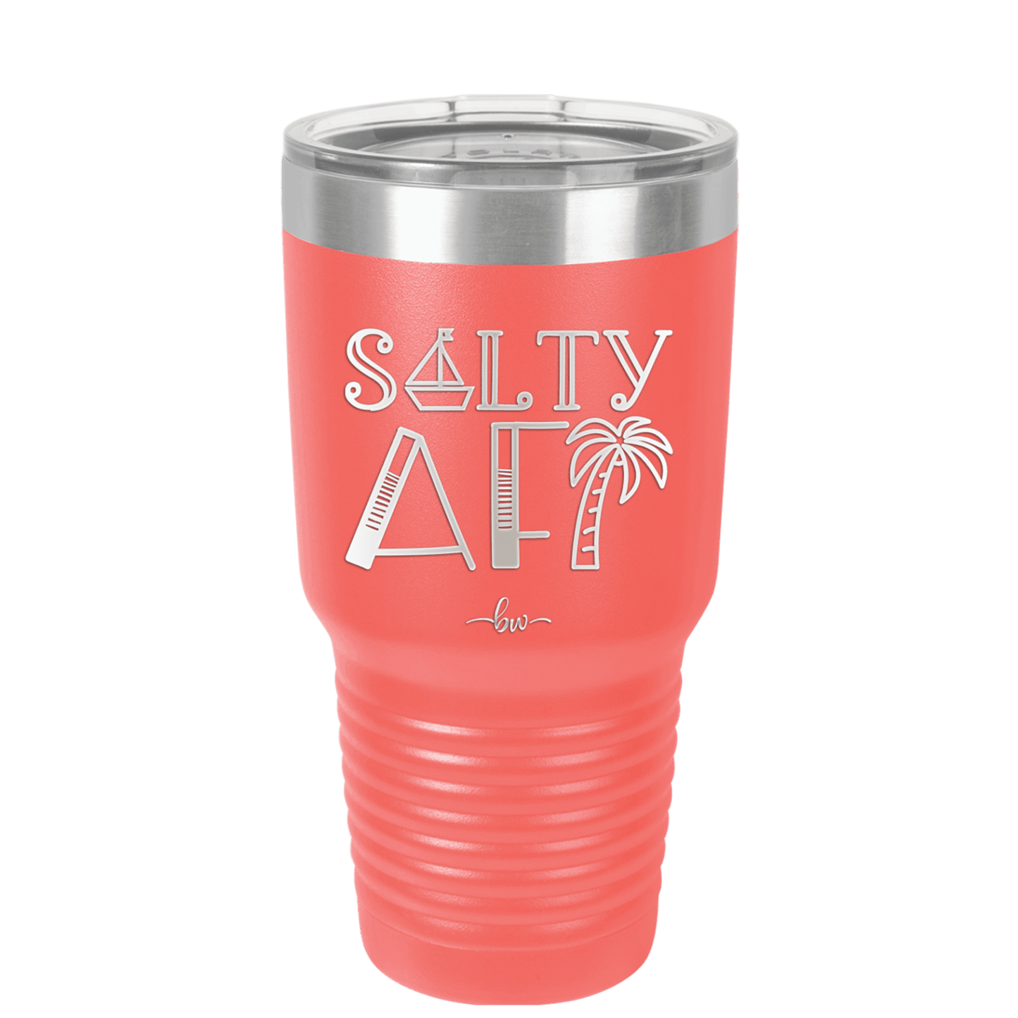 Salty AF 1 - Laser Engraved Stainless Steel Drinkware - 1464 -