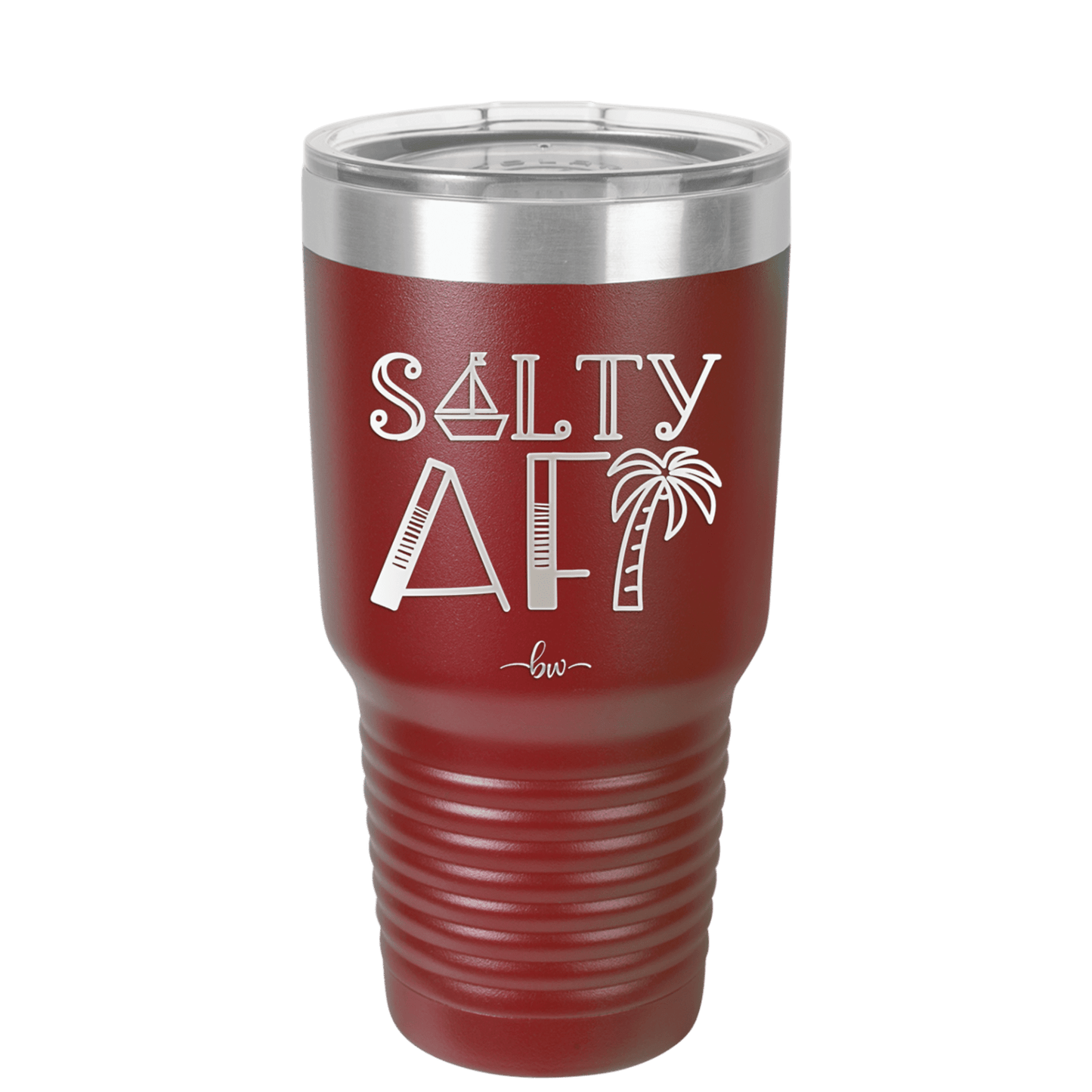 Salty AF 1 - Laser Engraved Stainless Steel Drinkware - 1464 -
