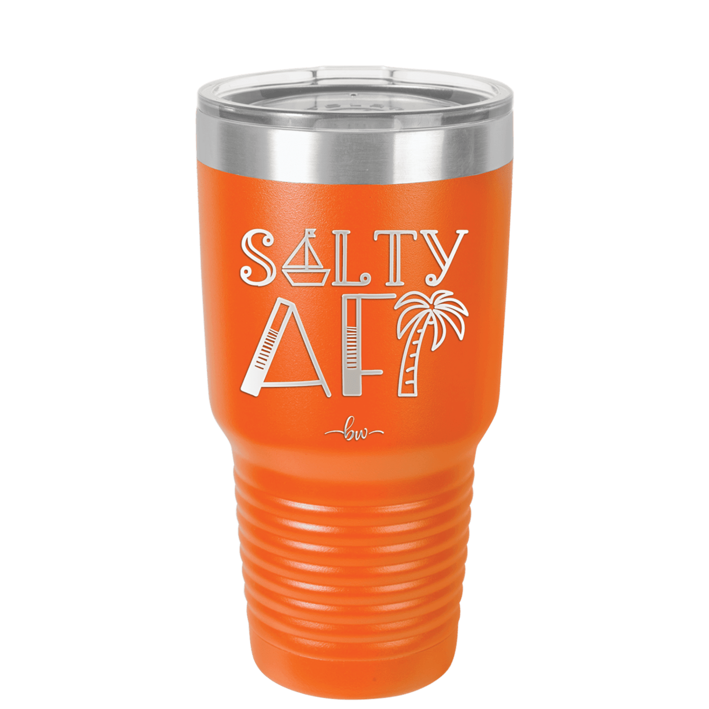 Salty AF 1 - Laser Engraved Stainless Steel Drinkware - 1464 -