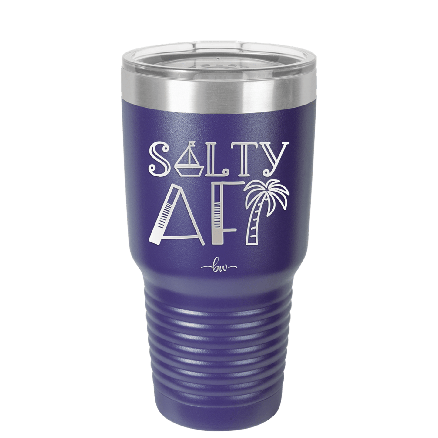 Salty AF 1 - Laser Engraved Stainless Steel Drinkware - 1464 -