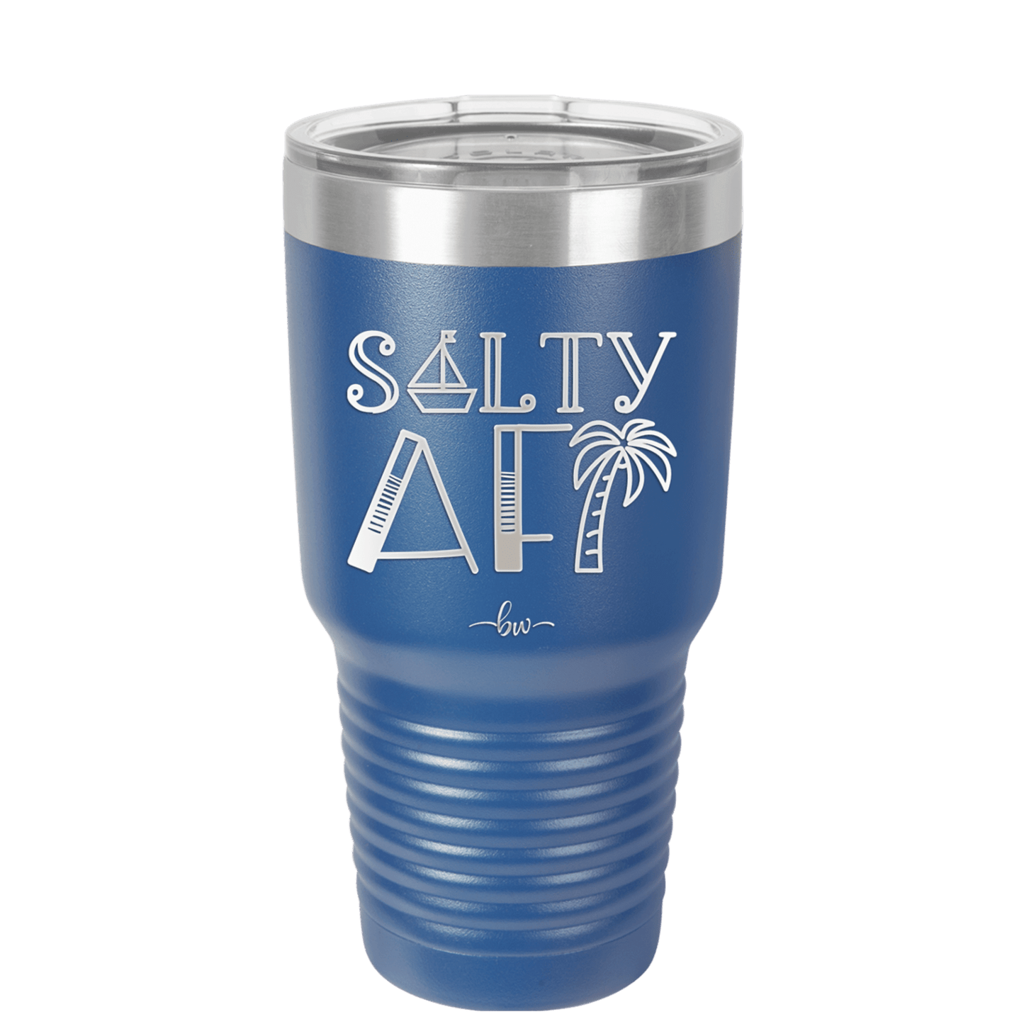 Salty AF 1 - Laser Engraved Stainless Steel Drinkware - 1464 -
