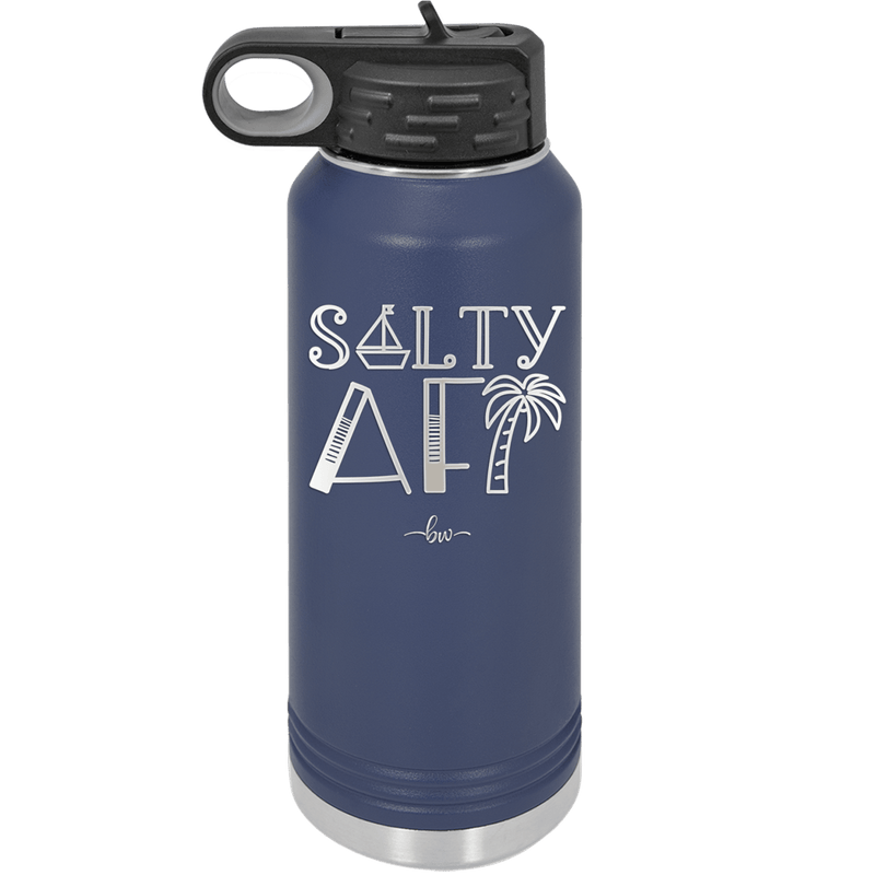 Salty AF 1 - Laser Engraved Stainless Steel Drinkware - 1464 -
