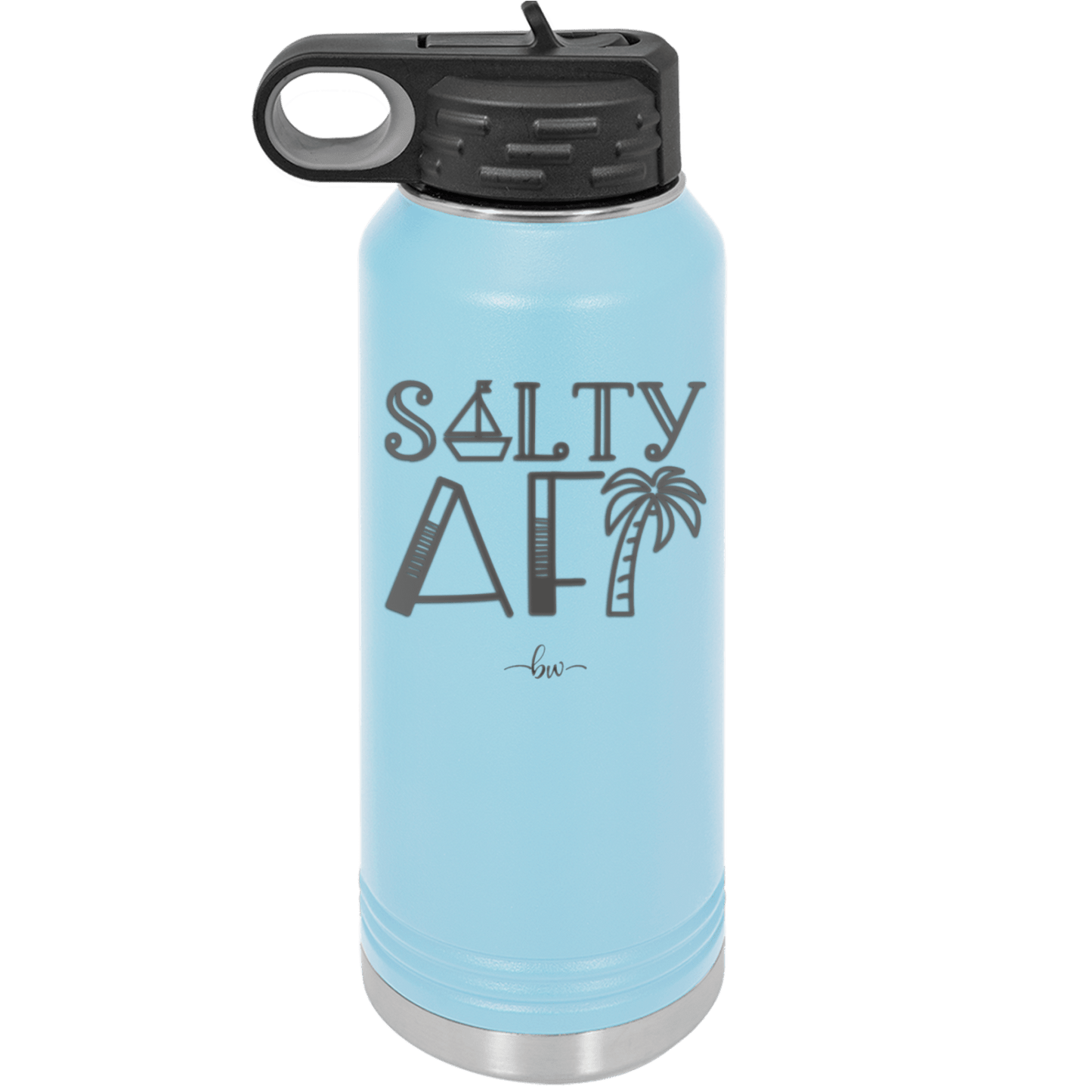 Salty AF 1 - Laser Engraved Stainless Steel Drinkware - 1464 -