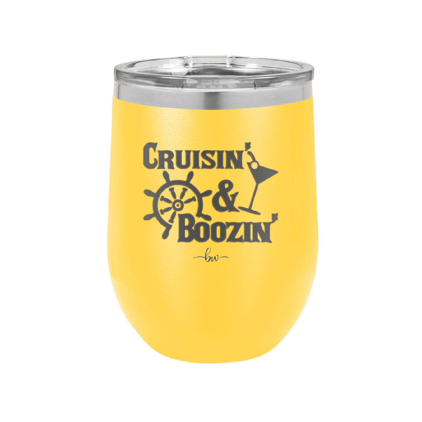 Cruisin and Boozin Cruise 1 - Laser Engraved Stainless Steel Drinkware - 1466 -