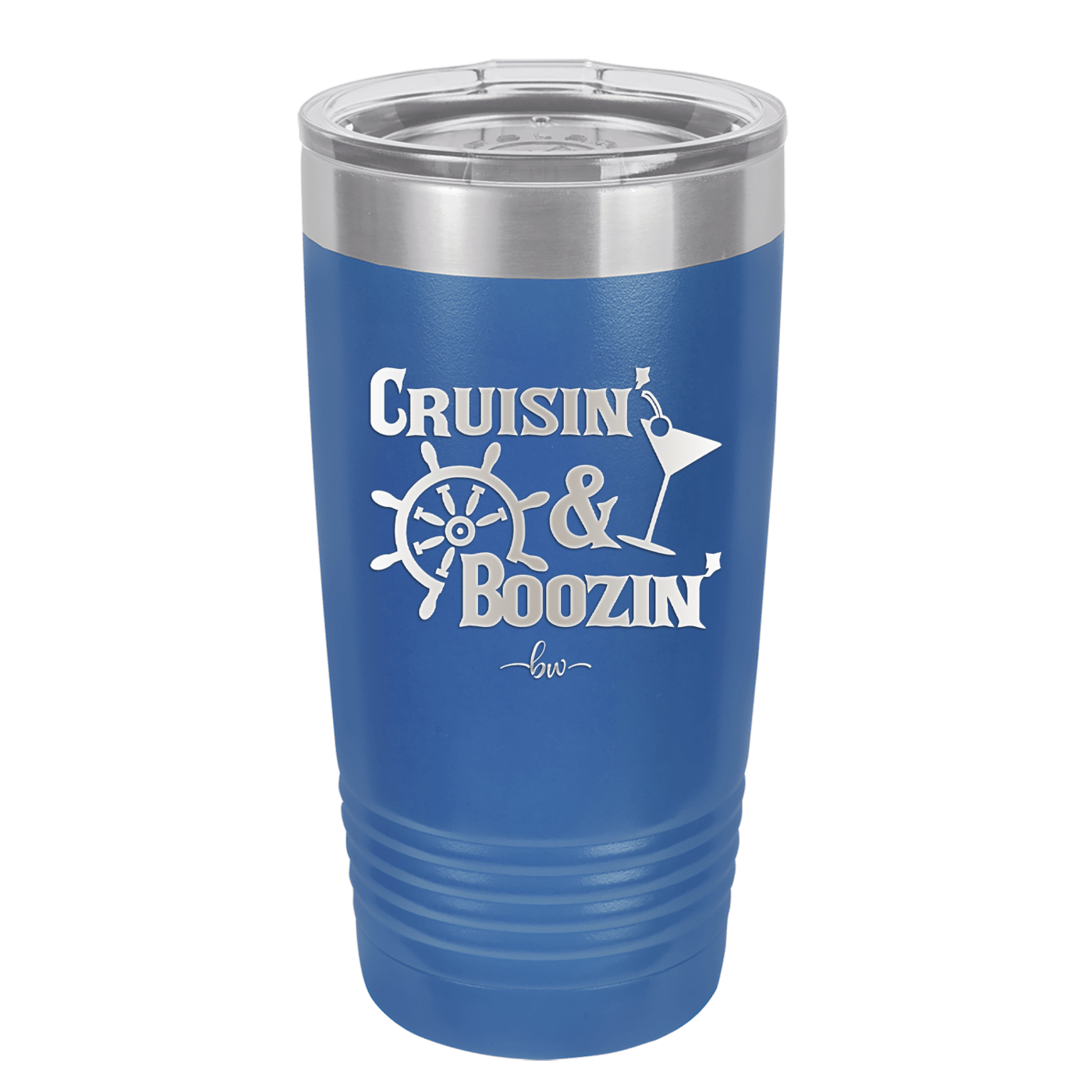 Cruisin and Boozin Cruise 1 - Laser Engraved Stainless Steel Drinkware - 1466 -
