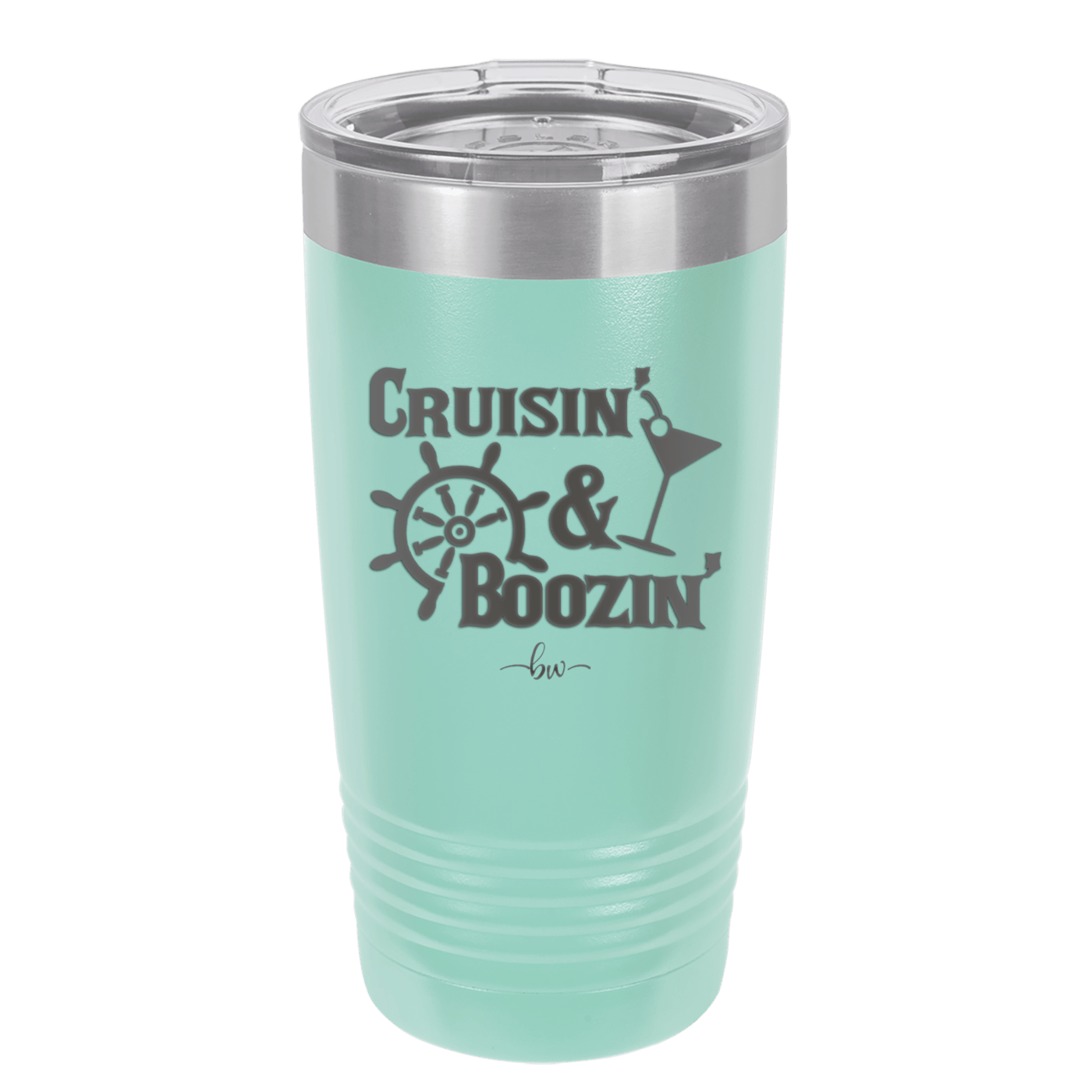 Cruisin and Boozin Cruise 1 - Laser Engraved Stainless Steel Drinkware - 1466 -