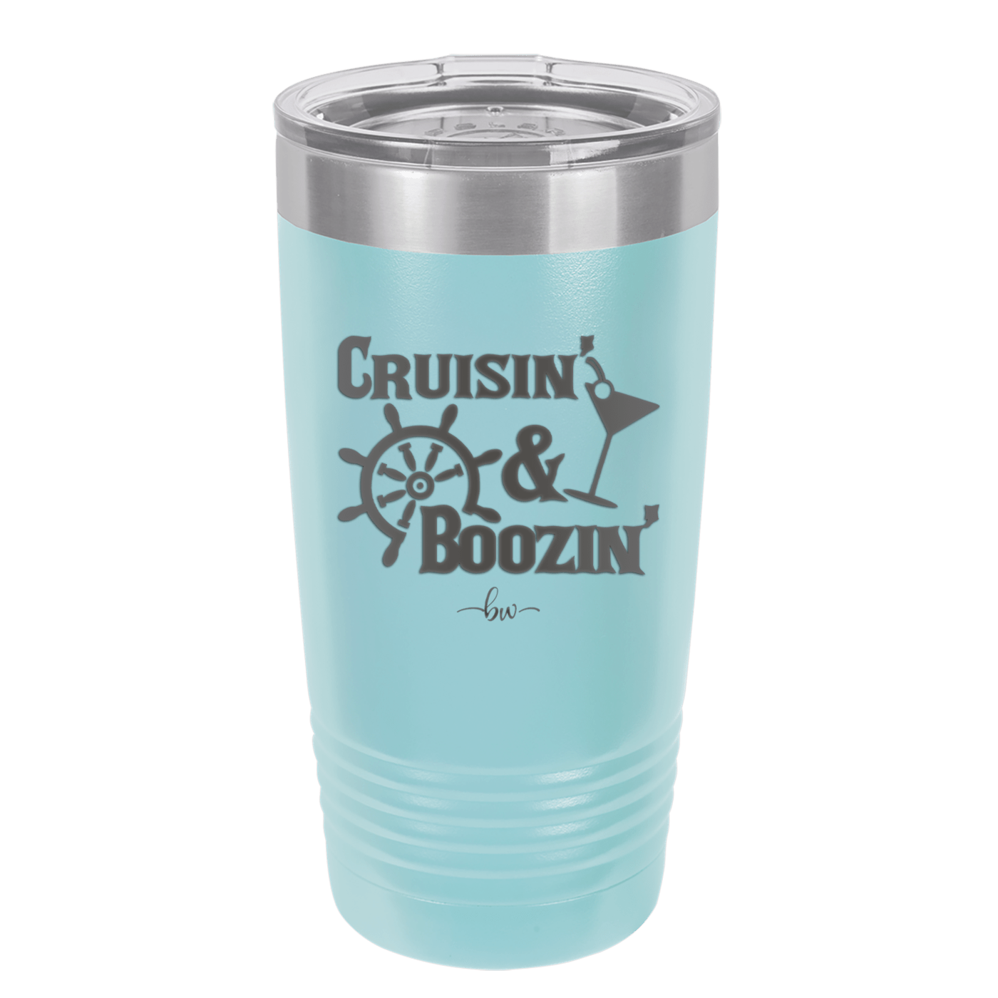 Cruisin and Boozin Cruise 1 - Laser Engraved Stainless Steel Drinkware - 1466 -