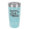 Cruisin and Boozin Cruise 1 - Laser Engraved Stainless Steel Drinkware - 1466 -