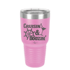 Cruisin and Boozin Cruise 1 - Laser Engraved Stainless Steel Drinkware - 1466 -