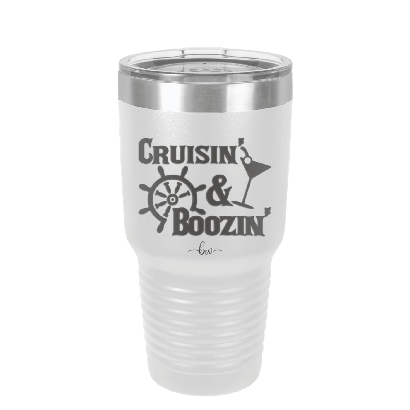 Cruisin and Boozin Cruise 1 - Laser Engraved Stainless Steel Drinkware - 1466 -