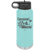 Cruisin and Boozin Cruise 1 - Laser Engraved Stainless Steel Drinkware - 1466 -
