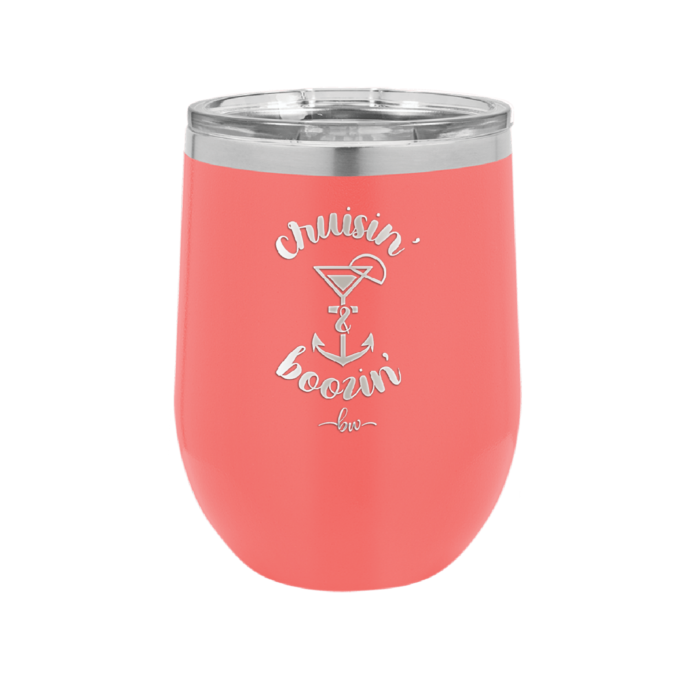 Cruisin and Boozin Cruise 2 - Laser Engraved Stainless Steel Drinkware - 1467 -