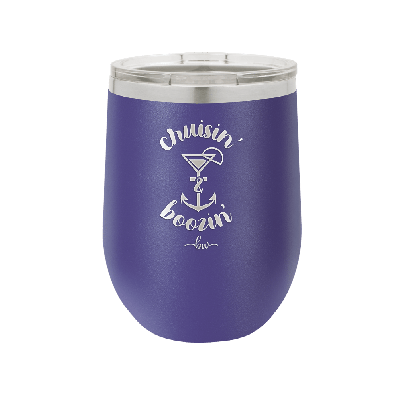 Cruisin and Boozin Cruise 2 - Laser Engraved Stainless Steel Drinkware - 1467 -