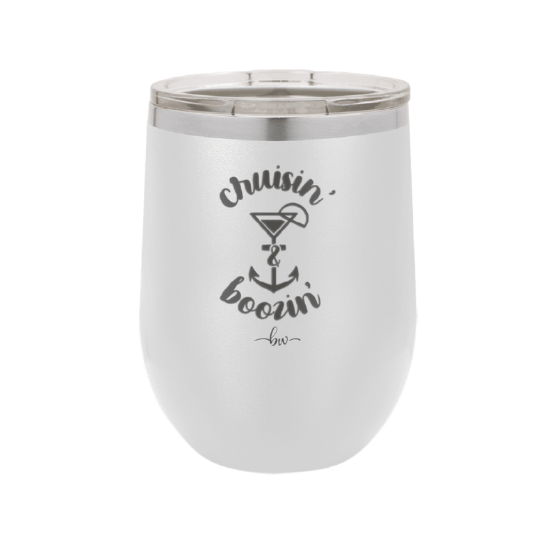Cruisin and Boozin Cruise 2 - Laser Engraved Stainless Steel Drinkware - 1467 -