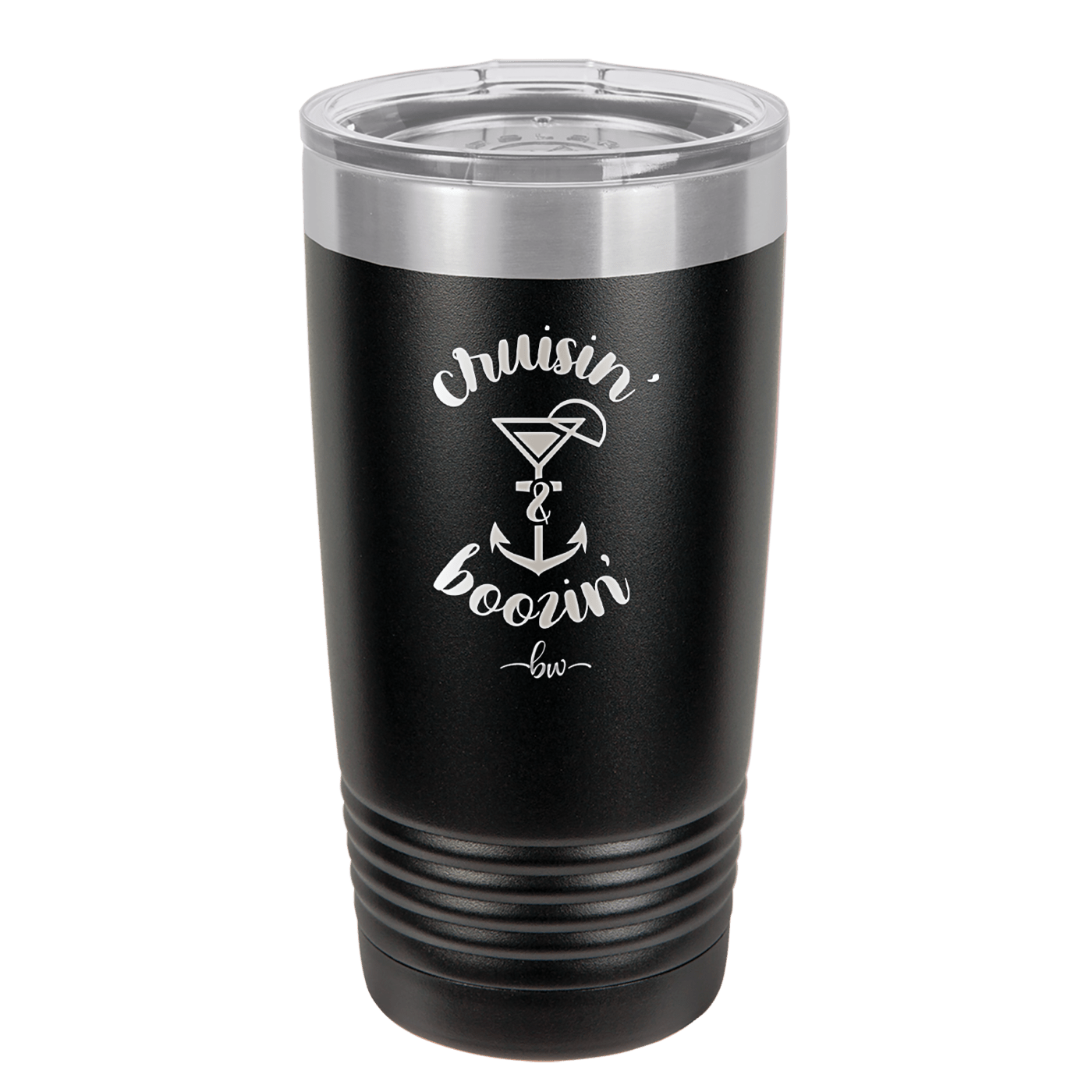 Cruisin and Boozin Cruise 2 - Laser Engraved Stainless Steel Drinkware - 1467 -