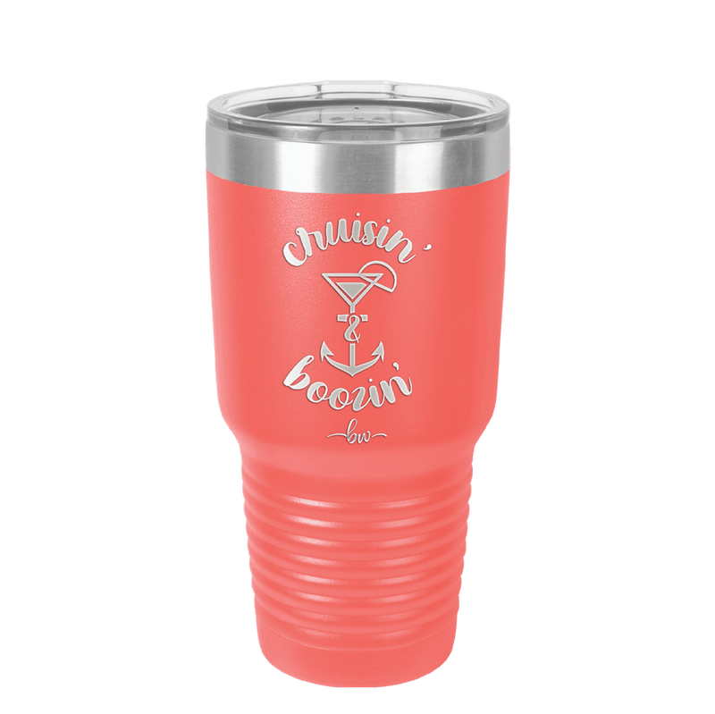 Cruisin and Boozin Cruise 2 - Laser Engraved Stainless Steel Drinkware - 1467 -