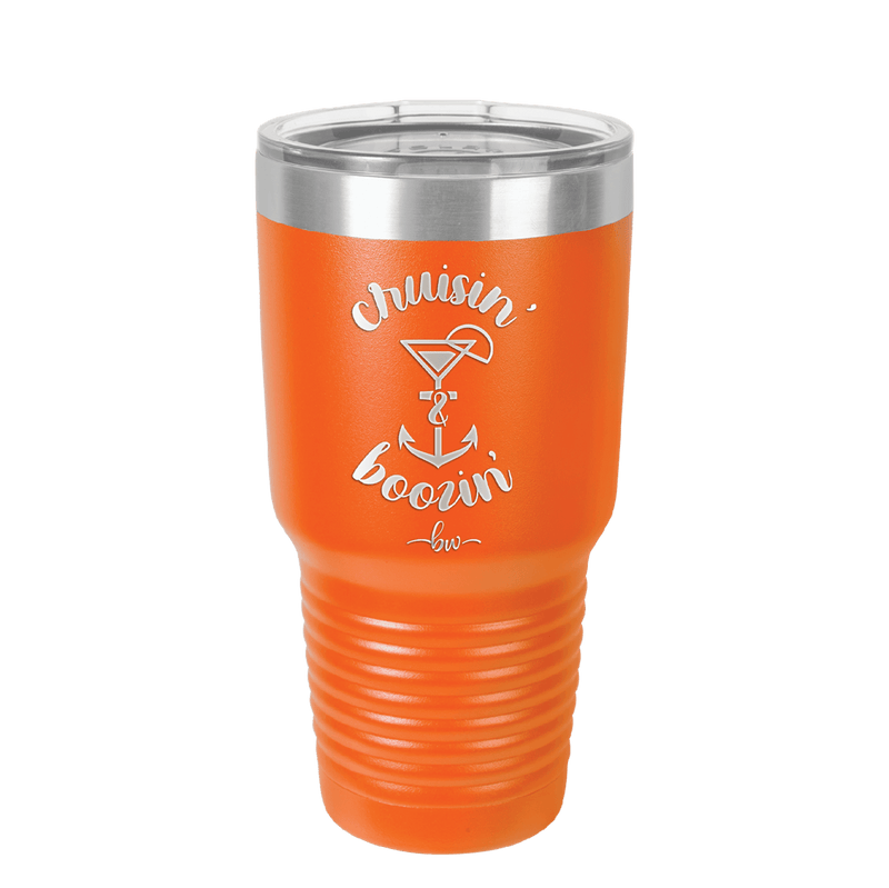 Cruisin and Boozin Cruise 2 - Laser Engraved Stainless Steel Drinkware - 1467 -