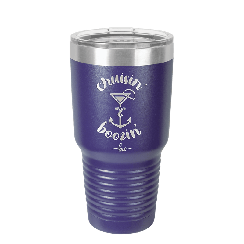 Cruisin and Boozin Cruise 2 - Laser Engraved Stainless Steel Drinkware - 1467 -