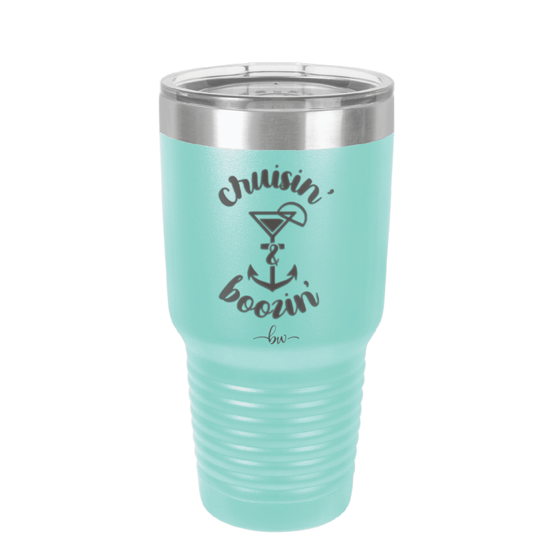 Cruisin and Boozin Cruise 2 - Laser Engraved Stainless Steel Drinkware - 1467 -