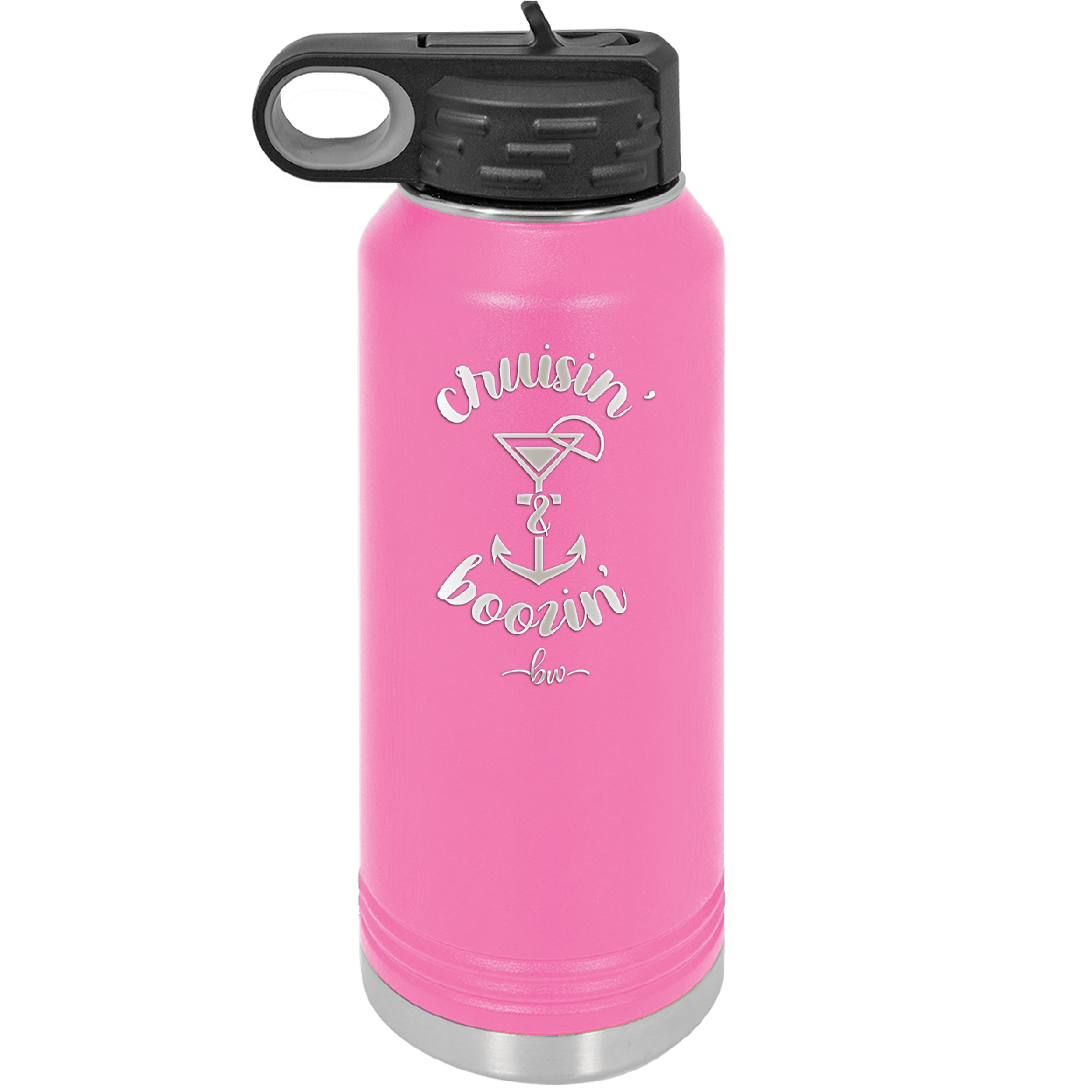 Cruisin and Boozin Cruise 2 - Laser Engraved Stainless Steel Drinkware - 1467 -