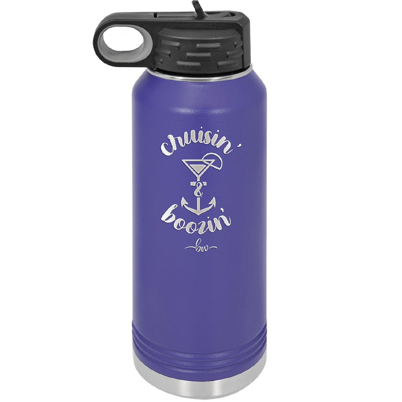 Cruisin and Boozin Cruise 2 - Laser Engraved Stainless Steel Drinkware - 1467 -