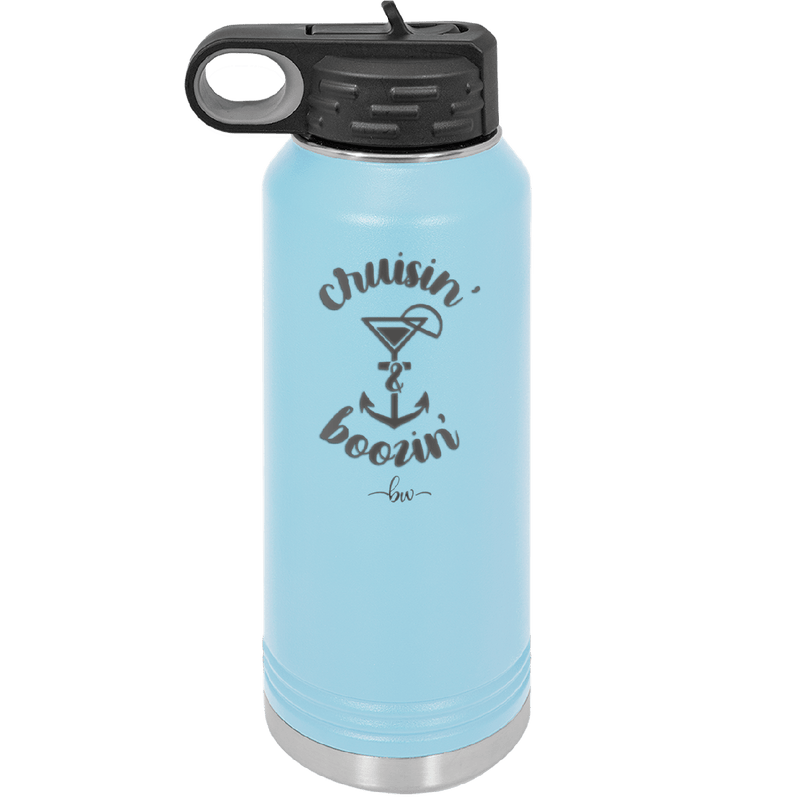 Cruisin and Boozin Cruise 2 - Laser Engraved Stainless Steel Drinkware - 1467 -